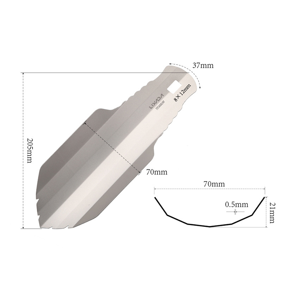 Lixada Titanium Tuin Handschep - Trowel Garden Tools recensie en prijs