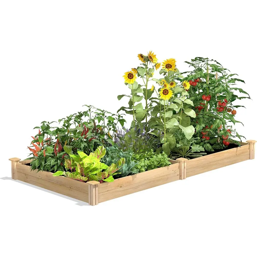 Verhoogd tuinbed, 122 x 244 x  - Raised Garden Bed recensie en prijs