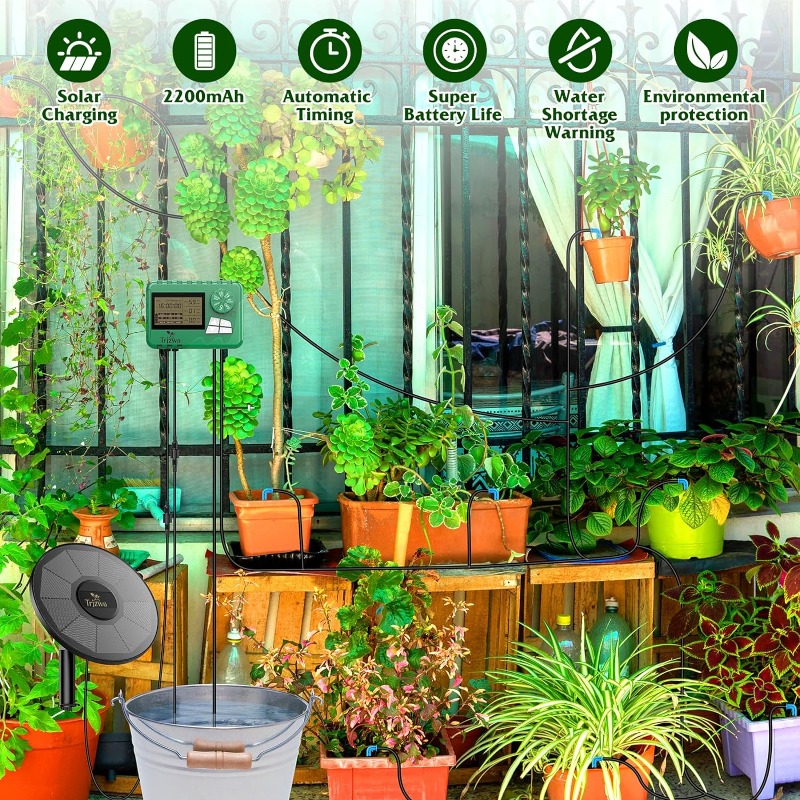 Solar Irrigatie Apparatuur Kas - Self Watering Planter recensie en prijs