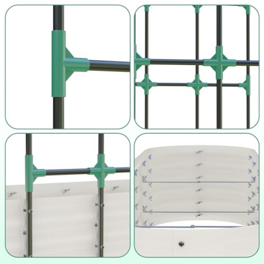 Verzinkt verhoogd tuinbed met  - Raised Garden Bed recensie en prijs