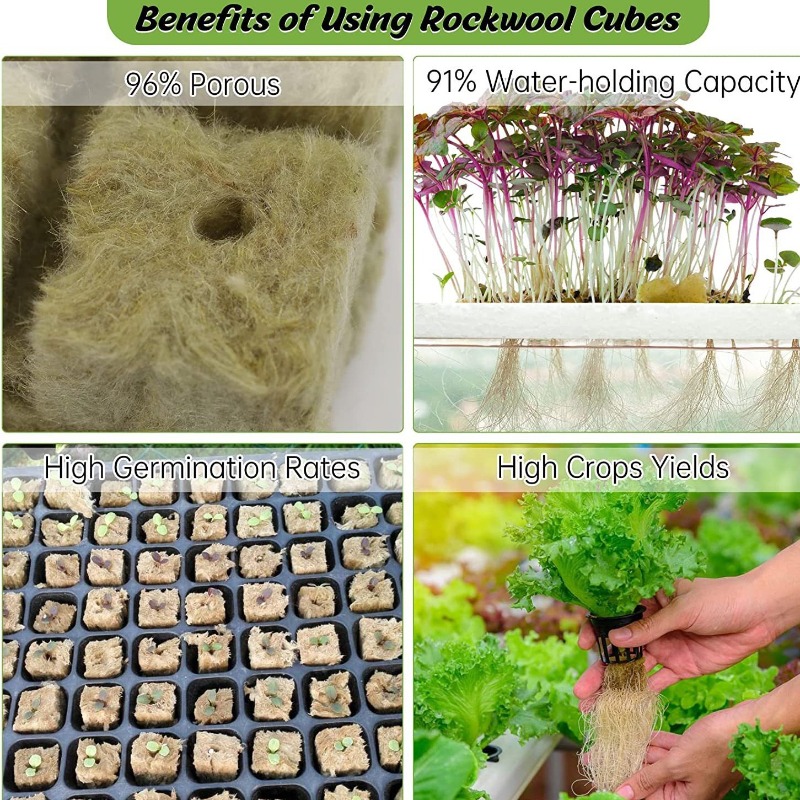 72 stuks hydrocultuursteenwolb - Hydroponic Kit recensie en prijs