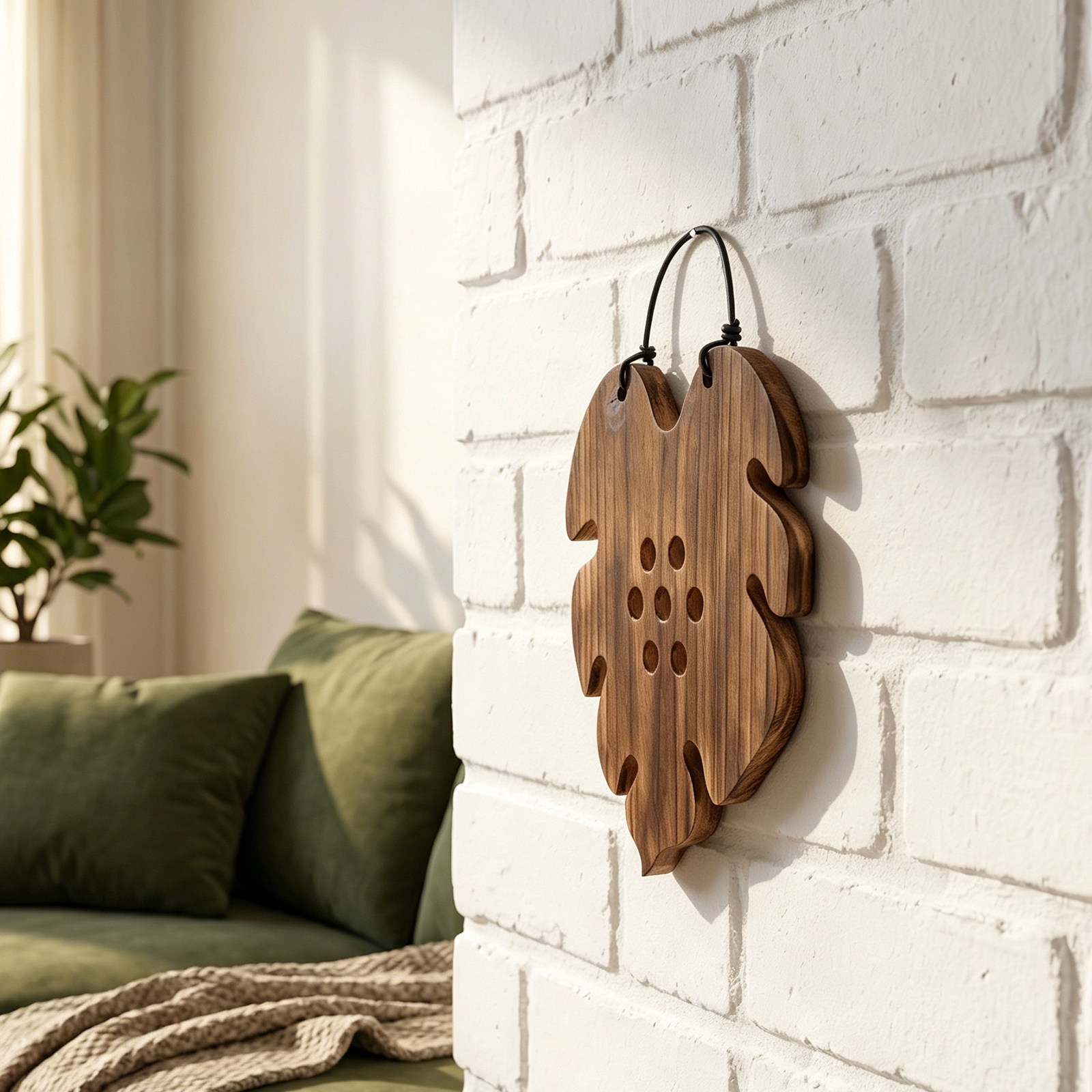 Houten wandplantenrek met hert - Vertical Planter recensie en prijs